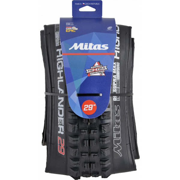 Велопокрышка Mitas Highlander Elite DH Supra Max TSS + TEXTRA+ 29 x 2.45 Black